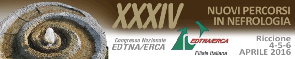 Poster presentati al XXXIV Congresso Nazionale EDTNA/ERCA